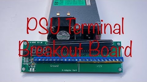 Server PSU Breakout Board Adapter With Terminal Block For Mining