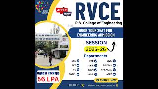 RV College of Engineering Admission 2025: Fees, Eligibility, Dates & Selection Process#rvce#comedk