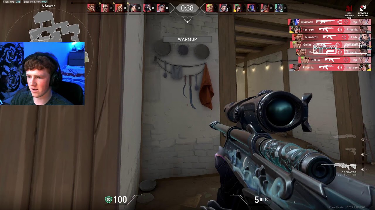 Playing Valorant under my super cool alias