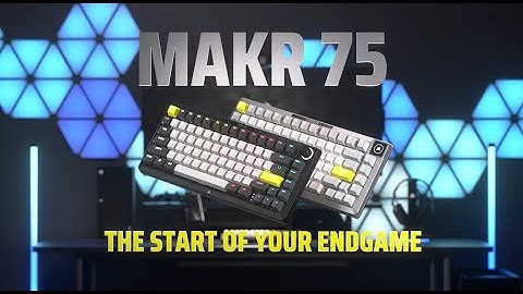 CORSAIR MAKR 75 Barebones DIY Keyboard Kit – The Start of Your Endgame