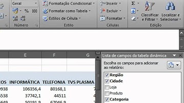 Excel 2007 Segmentação de Dados com Tabela Dinâmica