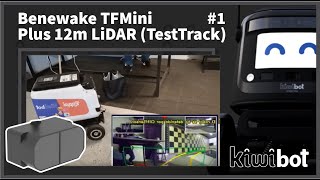 Kiwibot-V4Benawake-Tfmini-Plus12M-Lidarsensorstestingtesttrack