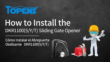 TOPENS DKR1100ST Gate Opener Installation Video