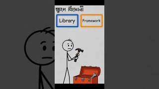 What Is Differences Between Library and Framework #beginnerguide #viralvideo #public