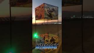 Kitedrone Fort Kite Moments Before Takeoff