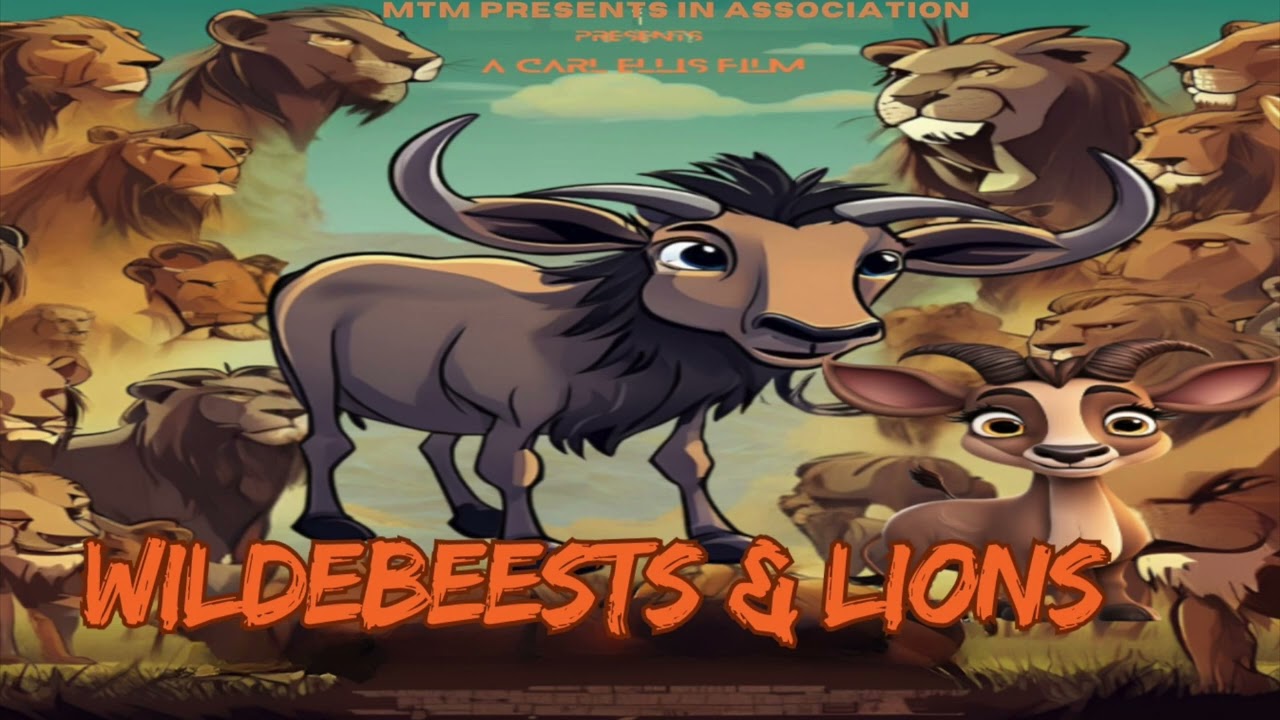 WILDEBEEST & LIONS (AFRAM) the uncle.