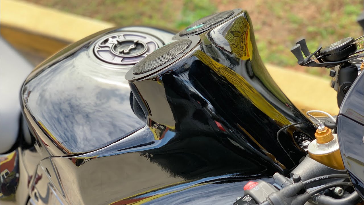 KAWASAKI Ninja ZX14 1400 😱 Custom Gas Tank Speakers 1 of Kind Motorcycle YouTube