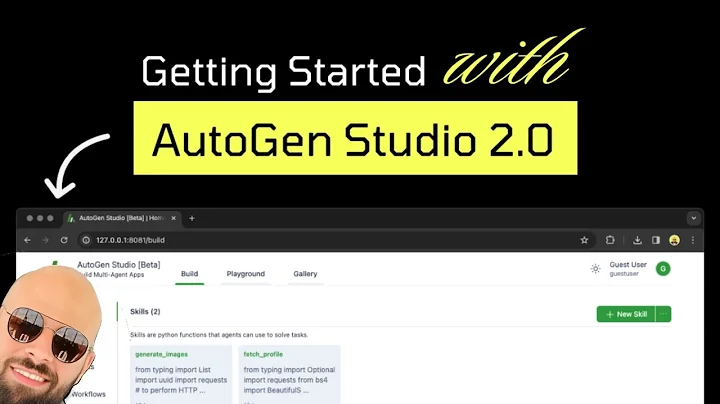An overview of AutoGen Studio 2.0 in under 10 minutes!