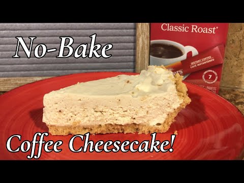 Coffee Cheesecake No Bake Pie - If you have Coffee, make this now!
