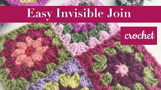 How to Do an Invisible Join for a Crochet Blanket | Invisible Seam Crochet Tutorial [2020]