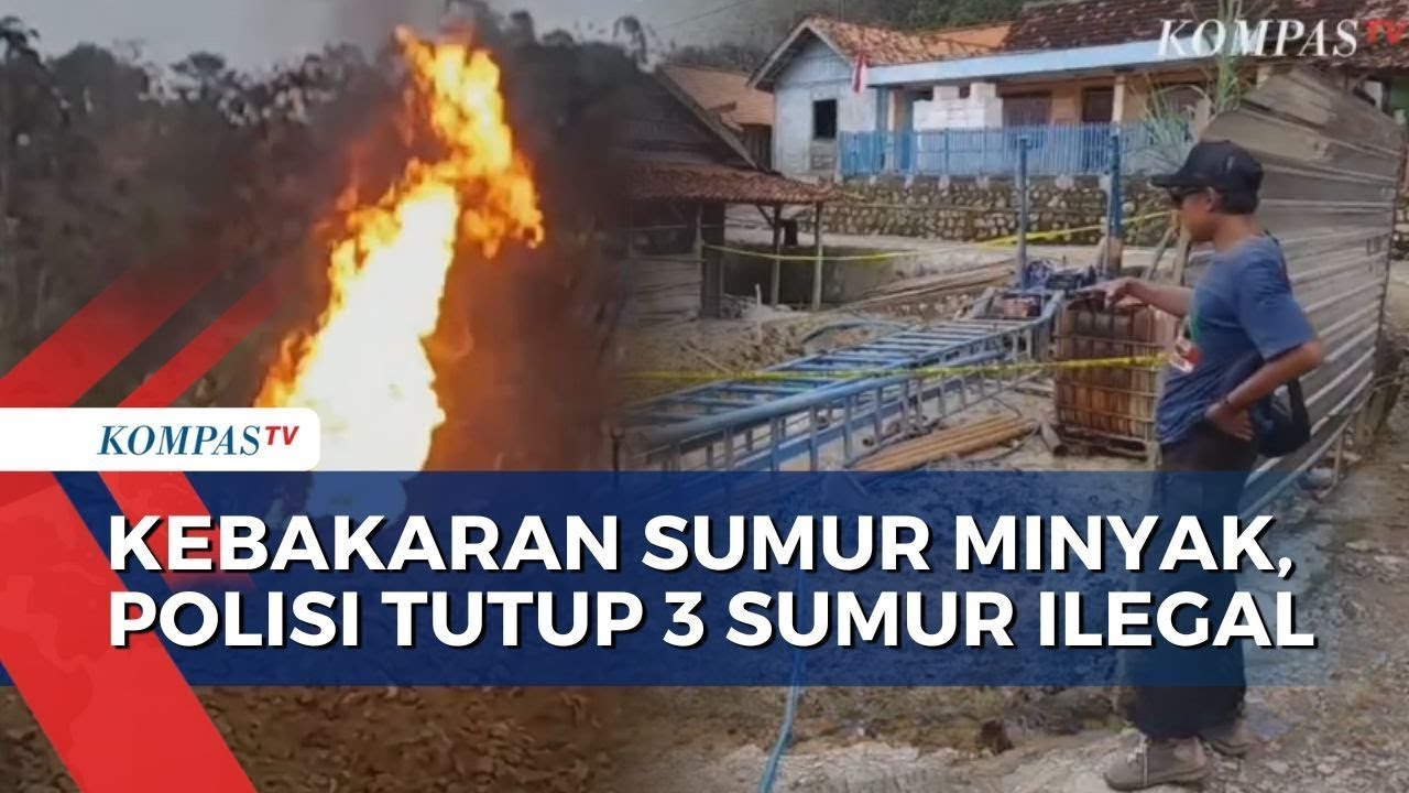 Polisi Tutup 3 Sumur Ilegal di Sekitar Lokasi Kebakaran Sumur Minyak di Blora