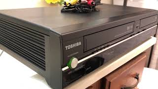 TOSHIBA SD-V296-K-TU VHS Cassette Recorder VCR DVD Combo Player - Clean