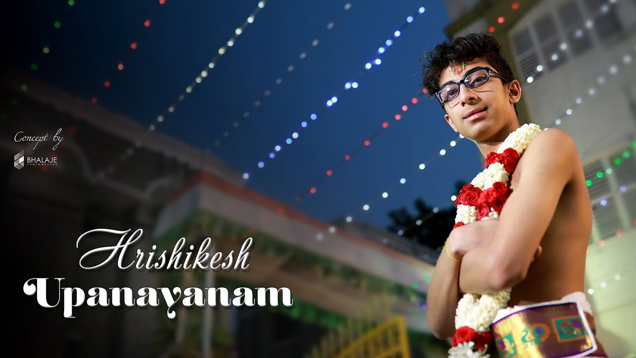 Upanayanam Montage of Hrishikesh At West Mambalam VKC Candid Video by Bhalaje Photography