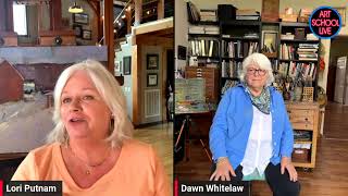 Free Art Lesson How To Paint On Brown Paper With Dawn Whitelaw
