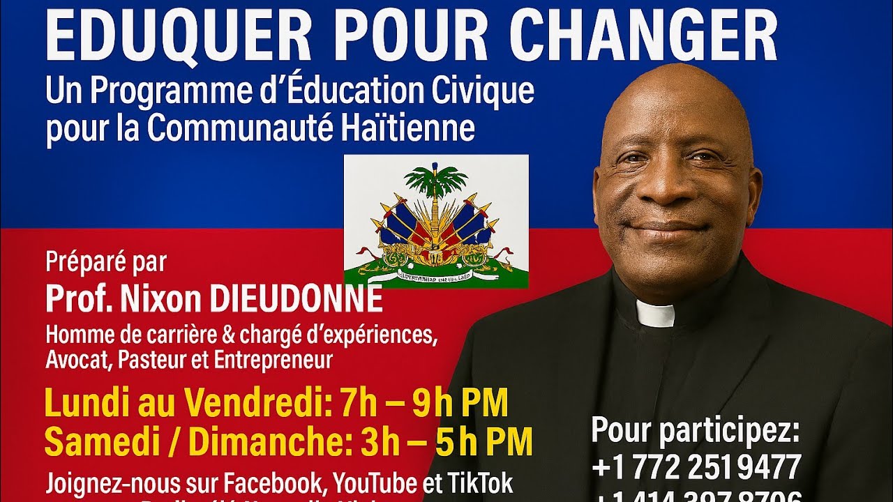 EDUQUER POUR CHANGER // Haiti Quel Avenir pour La Jeunesse Haitienne?#LeveKanpe#diaspora#unite#hmm#