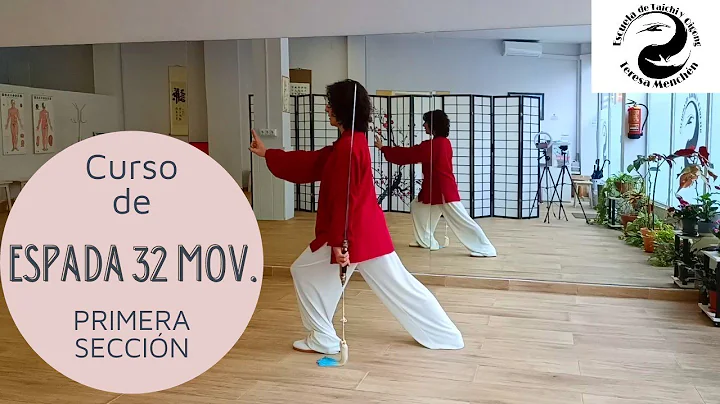 CURSO de Taichi con ESPADA , forma de 32 movimient...