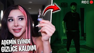 ADEMİN EVİNDE GİZLİCE KALDIM | KORKUTTUM @obeyfendimen