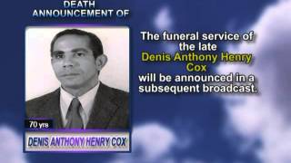 Denis Anthony Henry Cox short