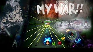 OPENING Final season Attack On Titant versi koplo freestyle Fanny MLBB My War [僕の戦争] -Boku no Sensō-