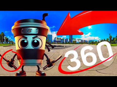 Find Capuchino Assassino  in the garden | Finding Challenge 360º VR Video ~ World-360