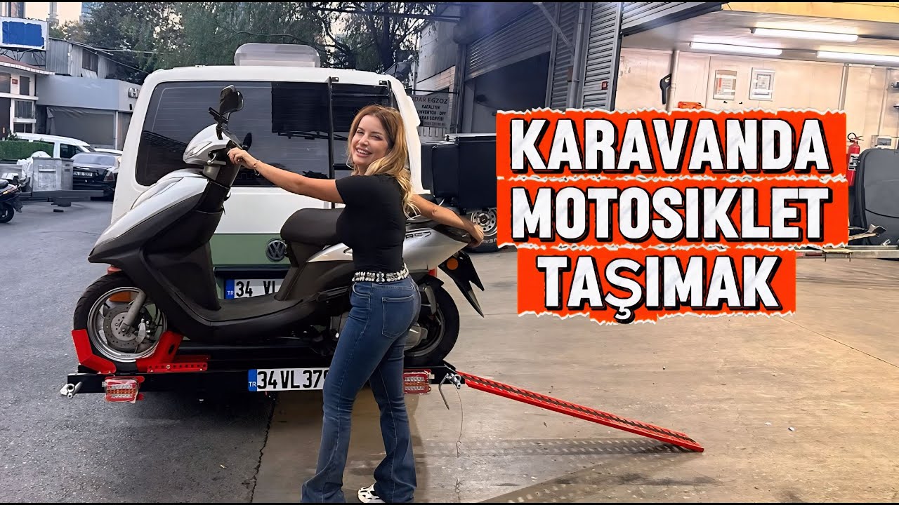 KARAVANIMA MOTOSİKLET TAŞIMA APARATI TAKTIRDIM! // ARAKS OTOMOTİV