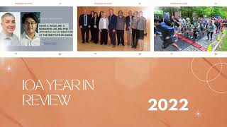 2022 at the IOA - A Year in Review