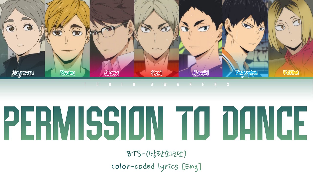 『Permission To Dance』BTS [방탄소년단] Haikyuu Pretty Setter Squad [Eng] [1080p]