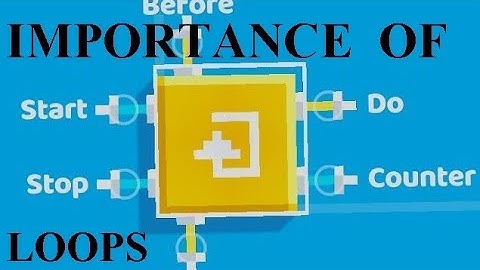 How to use Loops in Fancade . (Part 2)