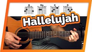 Hallelujah Guitar Tutorial (Jeff Buckley) Easy Chords Guitar Lesson