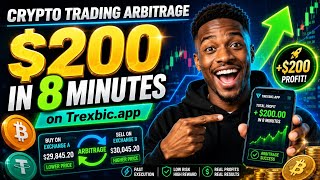 Crypto Trading Arbitrage. How. I Made $200 in 8 minutes on Trexbic.app