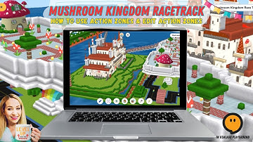 Mushroom Kingdom Racetrack 🏁 Action Zones! 💥 Using & Reconfiguring  🐨Koala Playground Designs