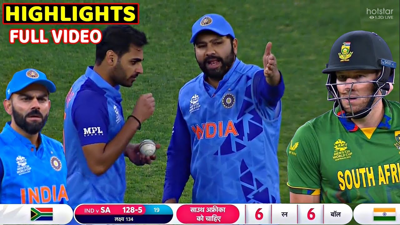 India Vs South Africa full Match Highlights Ind VS Sa T20 WOrld Cup full Highlights Surya Rohit