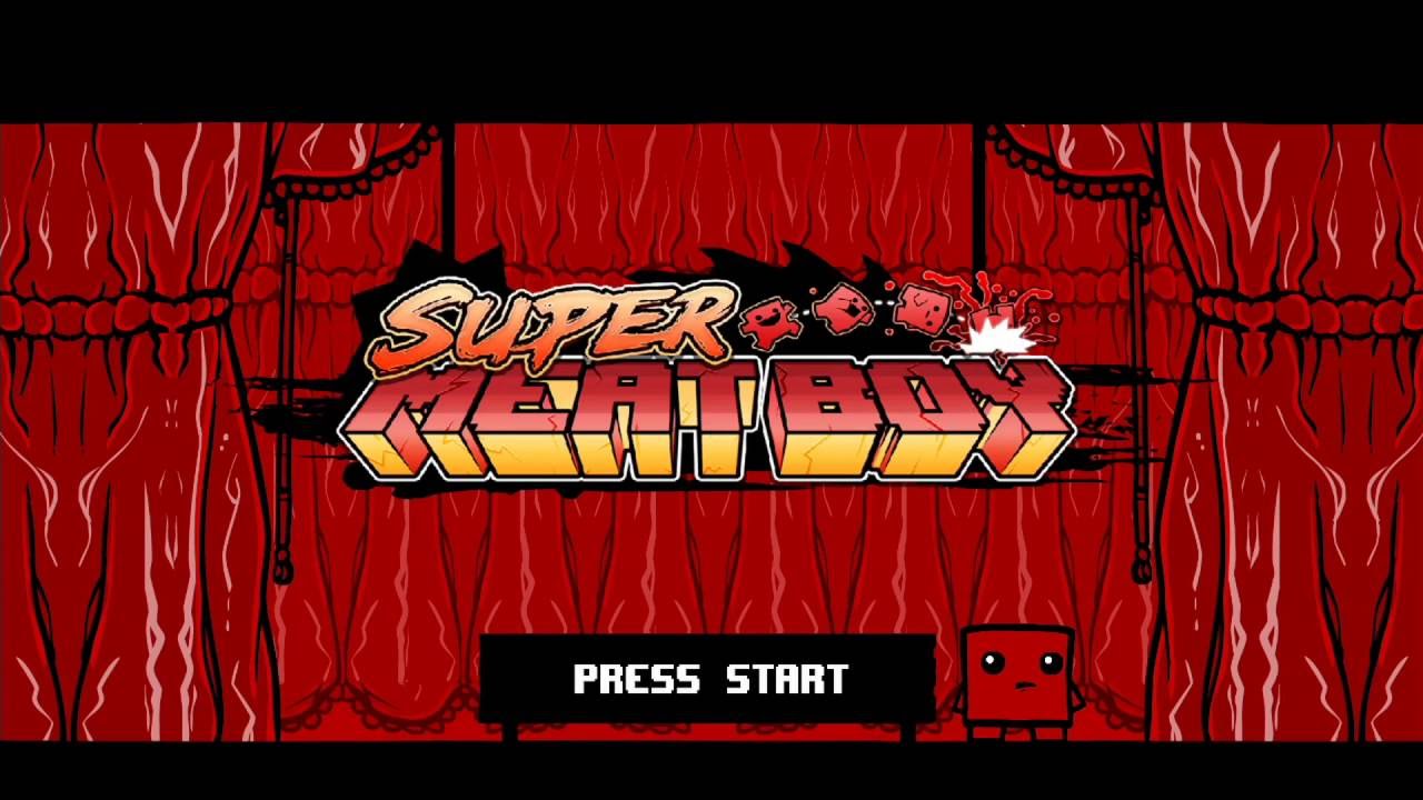 "Super Meat Boy" (Xbox One) 1080p gameplay, first 2 worlds, no