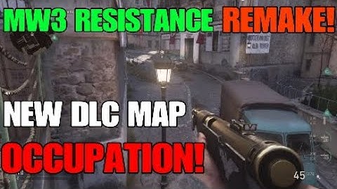 MW3 MAP REMAKE ! Call Of Duty : WW2 RESISTANCE DLC OCCUPATION MAP GAMEPLAY