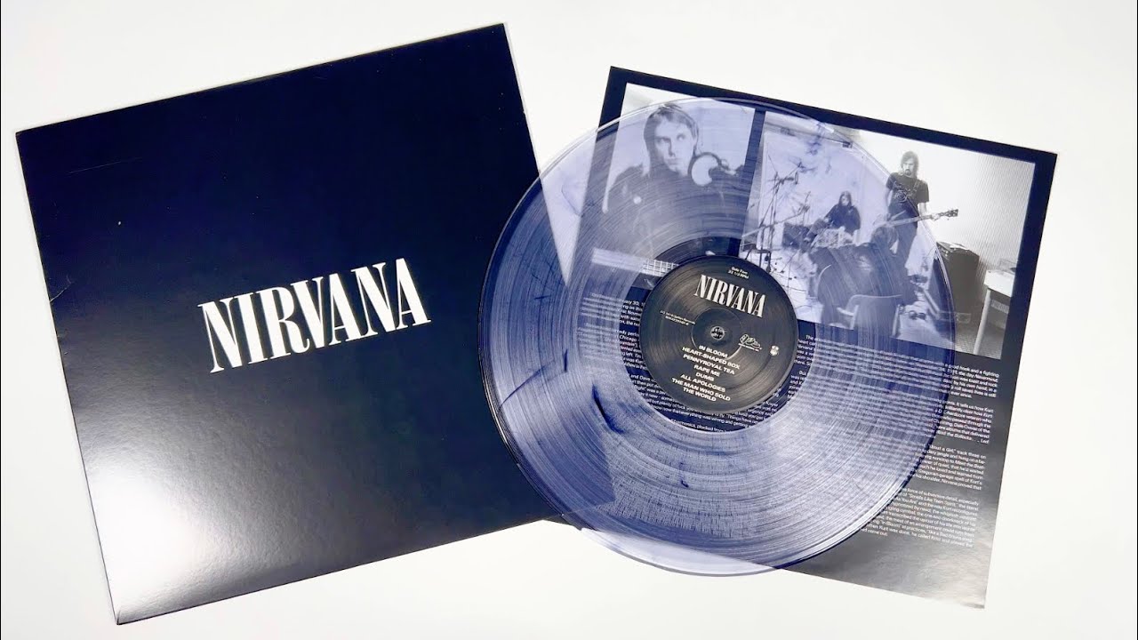 Nirvana- Nirvana greatest hits album Smoke Colored Vinyl unboxing 