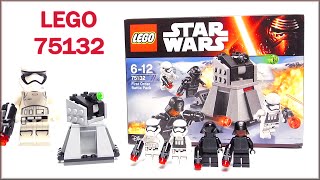 Лего Lego Star Wars First Order Battle pack 75132 Review 