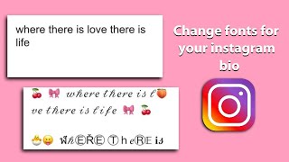 Instagram tricks | use different font style in bio | without root