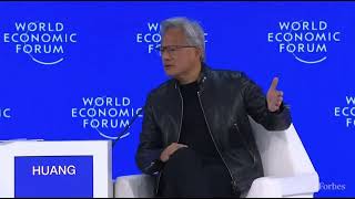 Jensen Huang on Evolution of AI of Past Year | Davos 2026