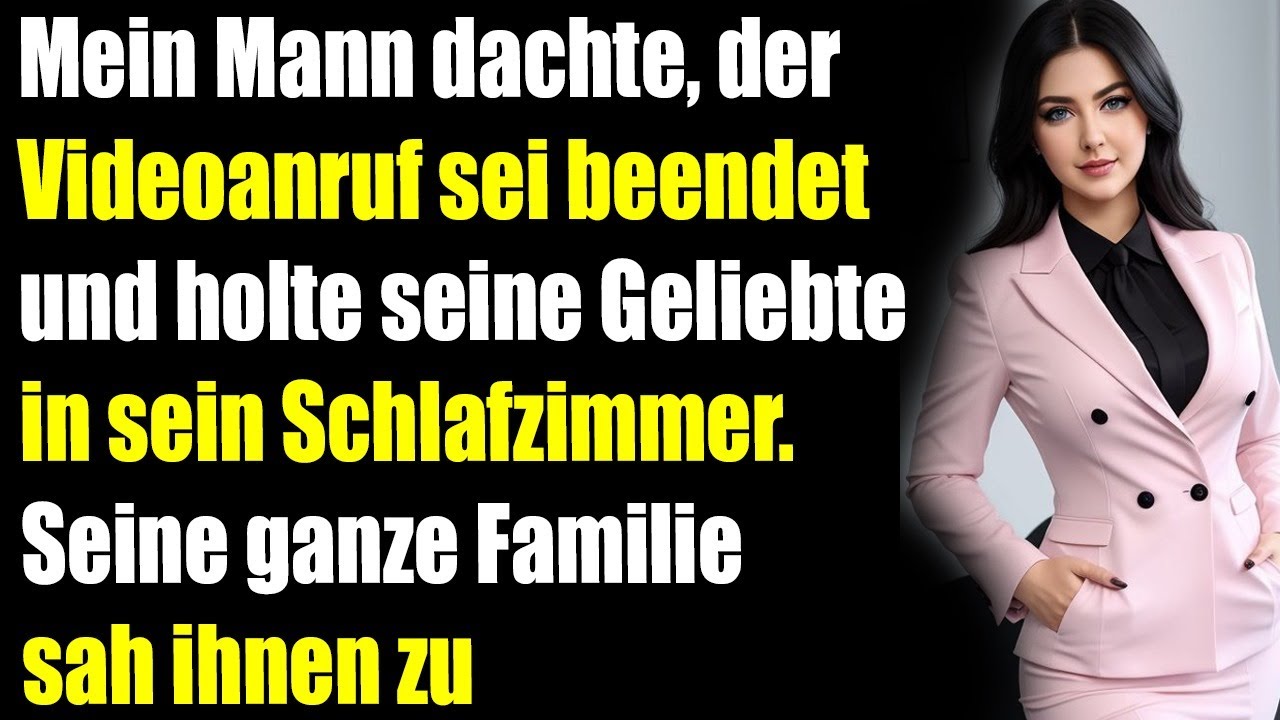 Mein Mann bemerkte nicht, dass sein Videoanruf noch lief und begrüßte seine Geliebte im Schlafzimmer