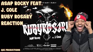 ASAP Rocky Feat. J. Cole - Ruby Rosary - Official Audio - REACTION