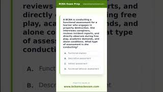 BCBA Mock Question in 60 Seconds