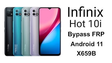 Infinix Hot 10i Bypass FRP Android 11 Without PC, Infinix X659B