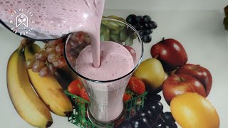 ÇİLEKLİ MUZLU MİLKSHAKE TARİFİ 🍓EV YAPIMI MİLKSHAKE NASIL YAPILIR? / SOĞUK İÇECEK TARİFLERİ