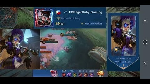 The Best Item Build | Ruby Montage | Top Global Ruby | 3savage in 1game