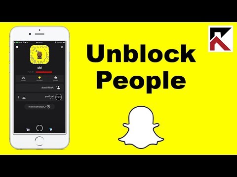 To snapchat on how yourself unblock Simple Ways