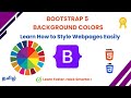 Bootstrap 5 Background Colors | How to Use Bootstrap Colors in Tamil 🎨