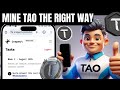 TAO Mining Explained: Stop Doing It Wrong! (Bittensor).