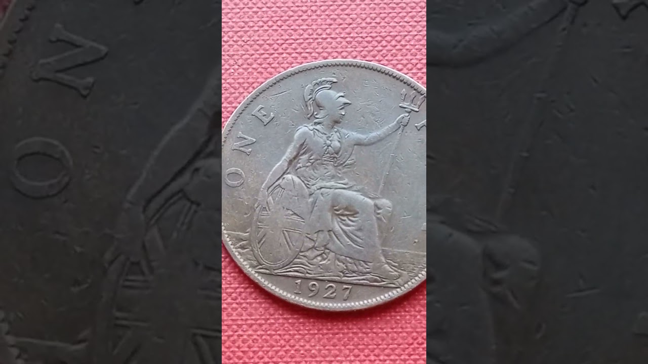1922_1927  UK One Penny Coin Value