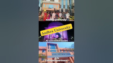 Andhra University Visakhapatnam 🎓!