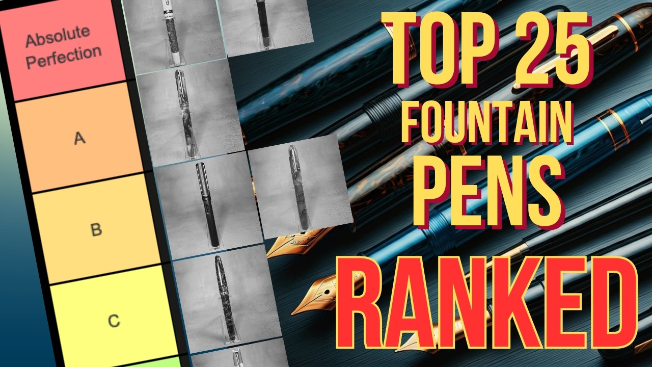 Fountain Pen Showdown: The 25 BEST Pens Ranked - YouTube